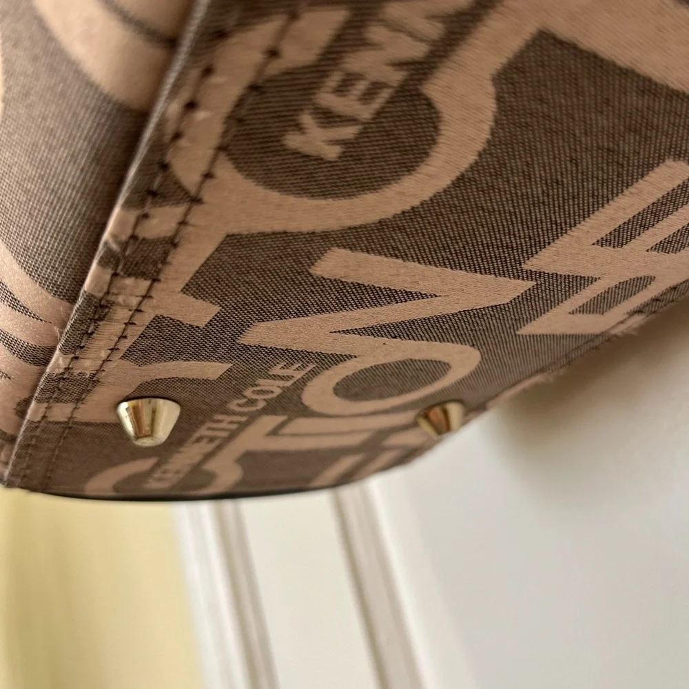 Kenneth Cole Reaction Tan and Black Laptop Bag